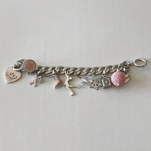 Juicy Couture Vintage Figure Skater Charm Bracelet